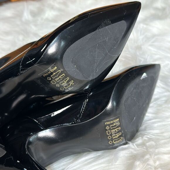 New heeled patent leather ankle booties - Picture 7 of 8